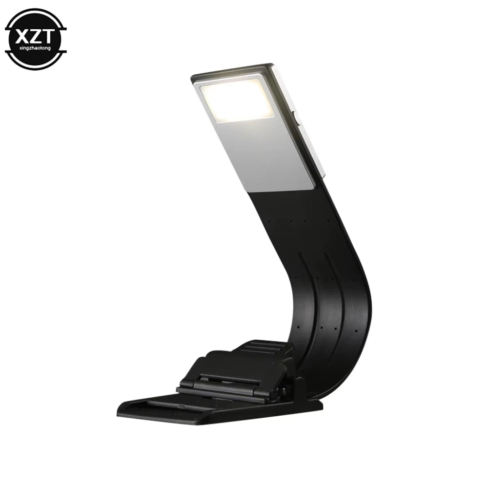 Compact Rechargeable LED Book Light for Reading Anywhere