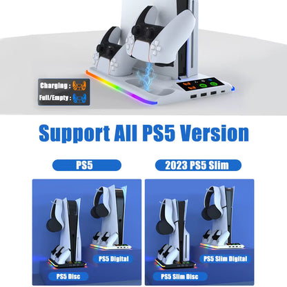 Ultimate PS5 Cooling Stand - Keep Your Console Cool and Quiet!